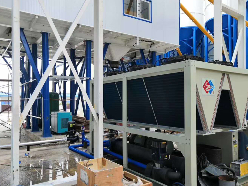 China Railway 25th Bureau Mixing Plant Chiller Project