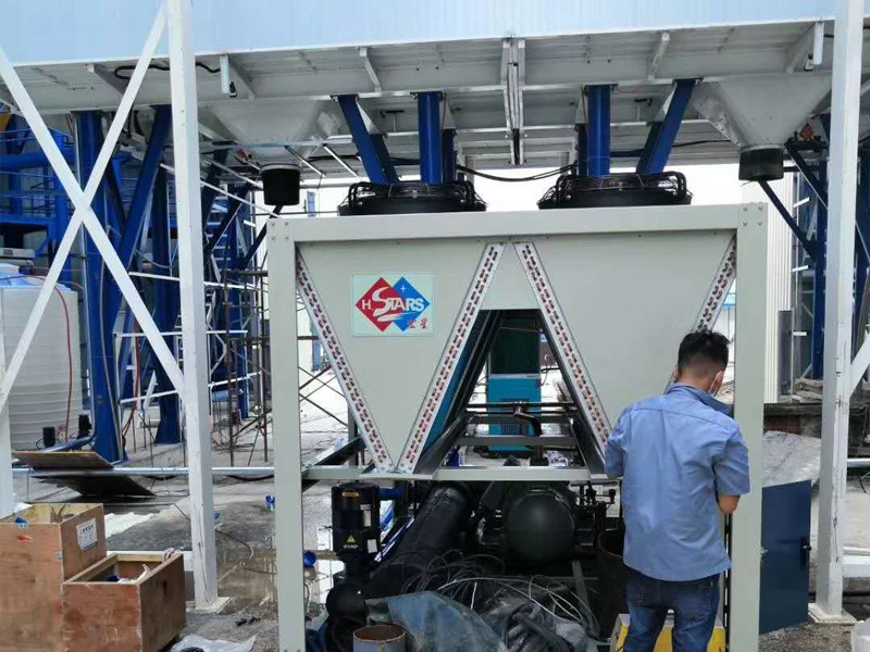 China Railway 25th Bureau Mixing Plant Chiller Project
