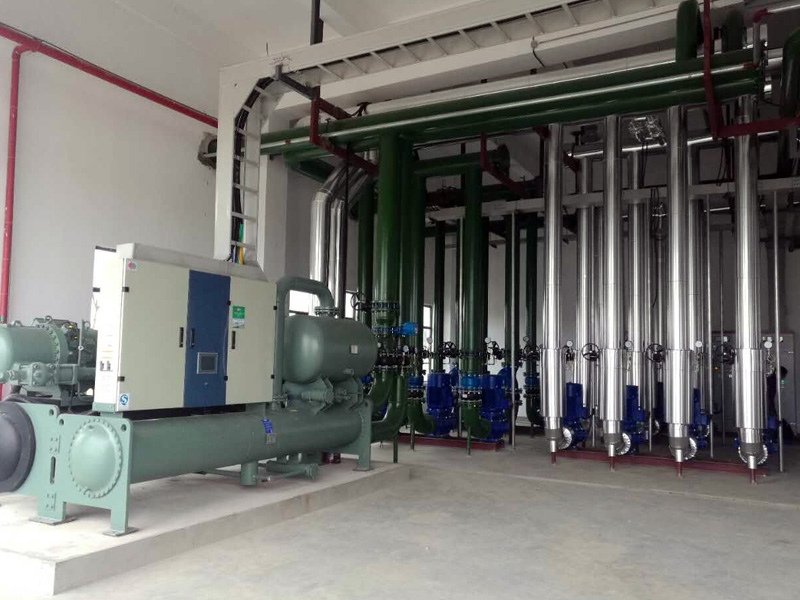 Dinglian polymer material 7~15℃ chilled water system project