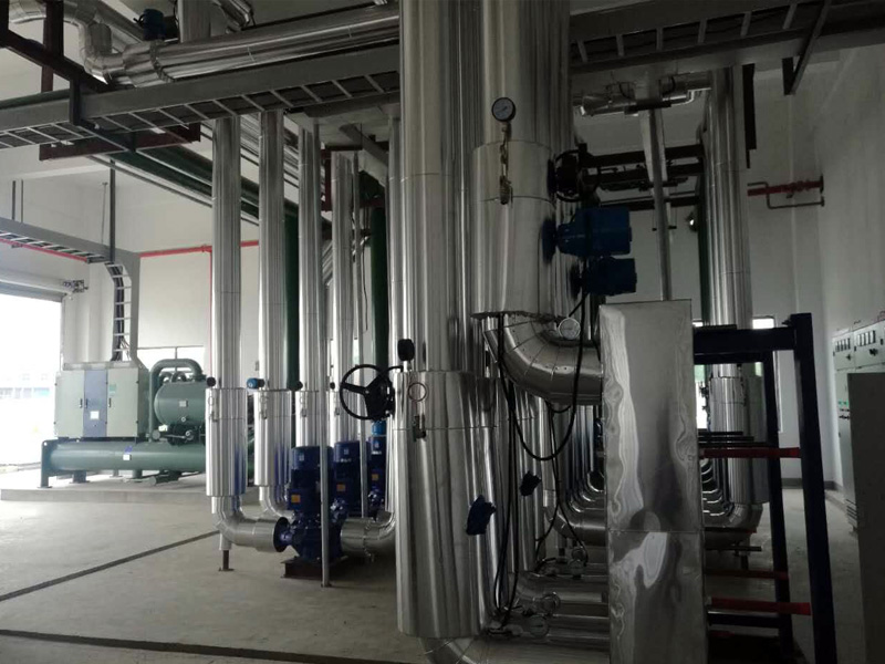 Dinglian polymer material chiller system project
