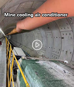 Tunnel and mine cooling air conditioner