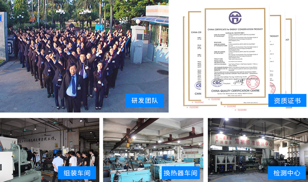 H.Stars 30-year strength chiller heat pump manufacturer