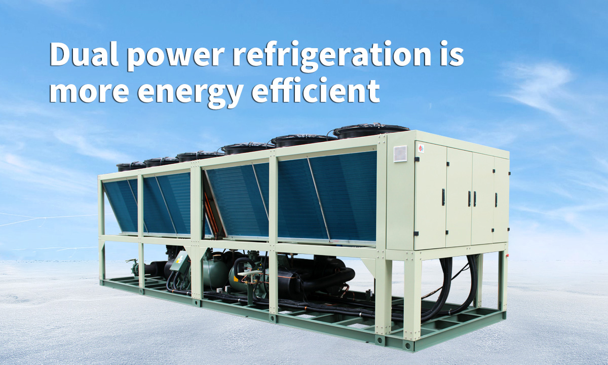 H.Stars air cooling industrial chiller with dual power cooling is more energy efficient