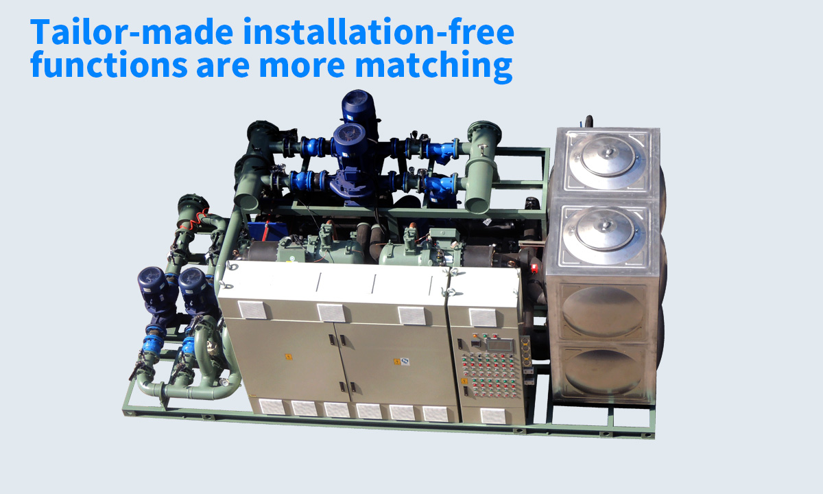 H.Stars industrial integrated chiller has the process characteristics of different industries and different projects, tailor-made installation-free functions are more matching  