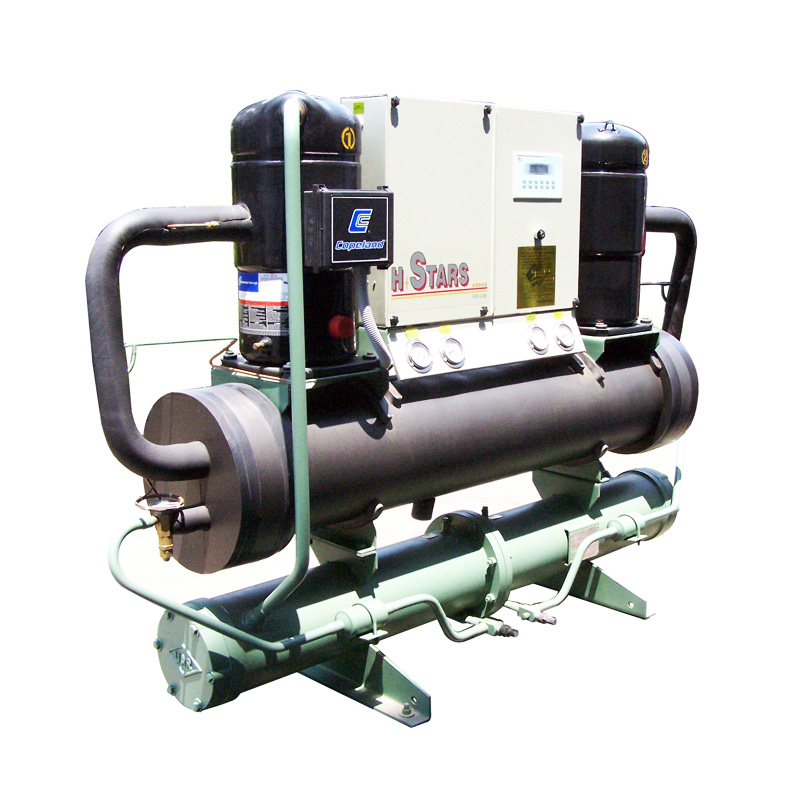 Water-cooled scroll chiller