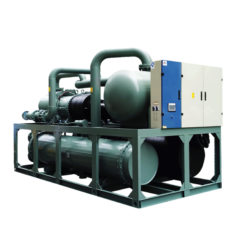 Water-cooled industrial chillers