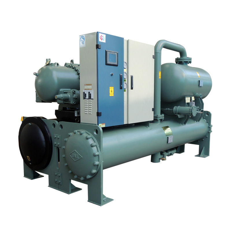 Water-cooled industrial chillers