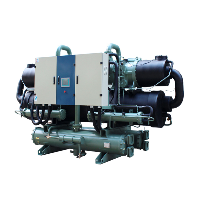 Water-cooled industrial chillers