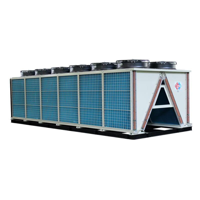 Combined cooling and heating unit (dual source heat pump)