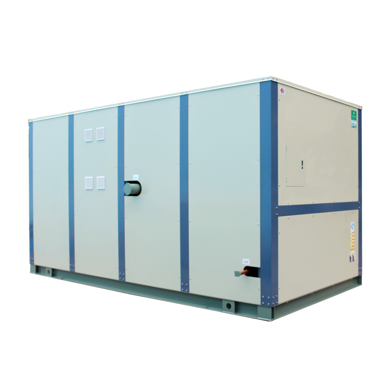 Combined cooling and heating unit (dual source heat pump)