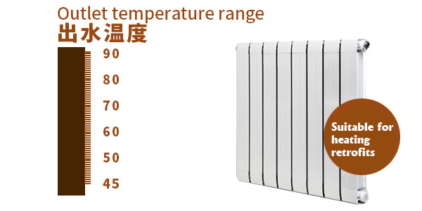 Ultra-low temperature screw type air cooling heat pump unit has high outlet water temperature