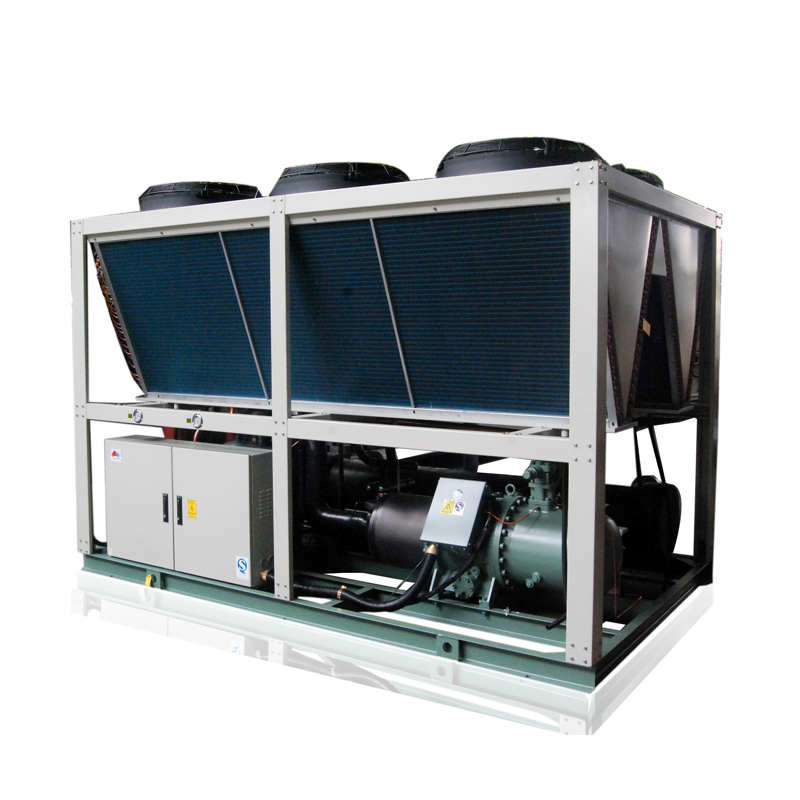 Ultra-low temperature screw air-cooled heat pump unit