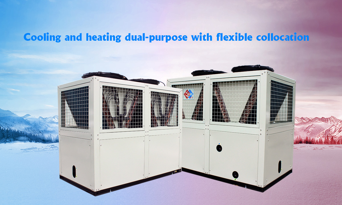Low-temperature air cooling scroll heat pump unit is specially designed for intelligent defrosting and strong heating in northwest and northeast regions