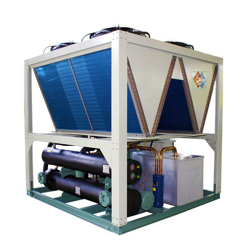 Low ring temperature screw air source hot water unit