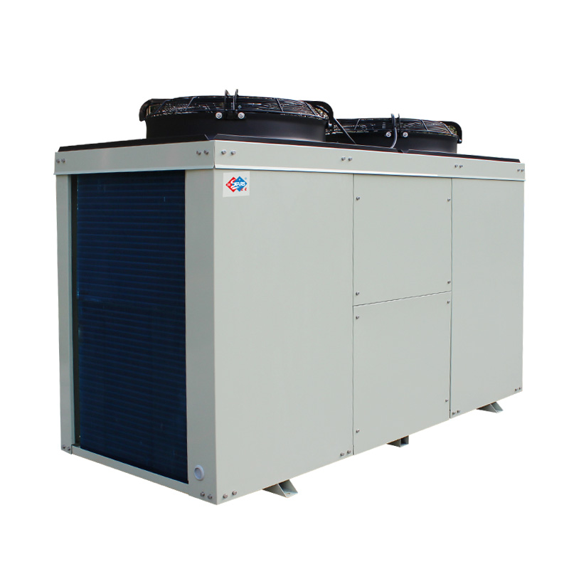 Low ambient temperature vortex air source hot water unit