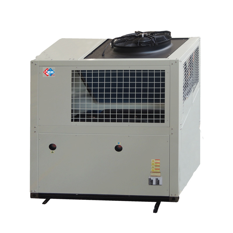 Low ambient temperature vortex air source hot water unit