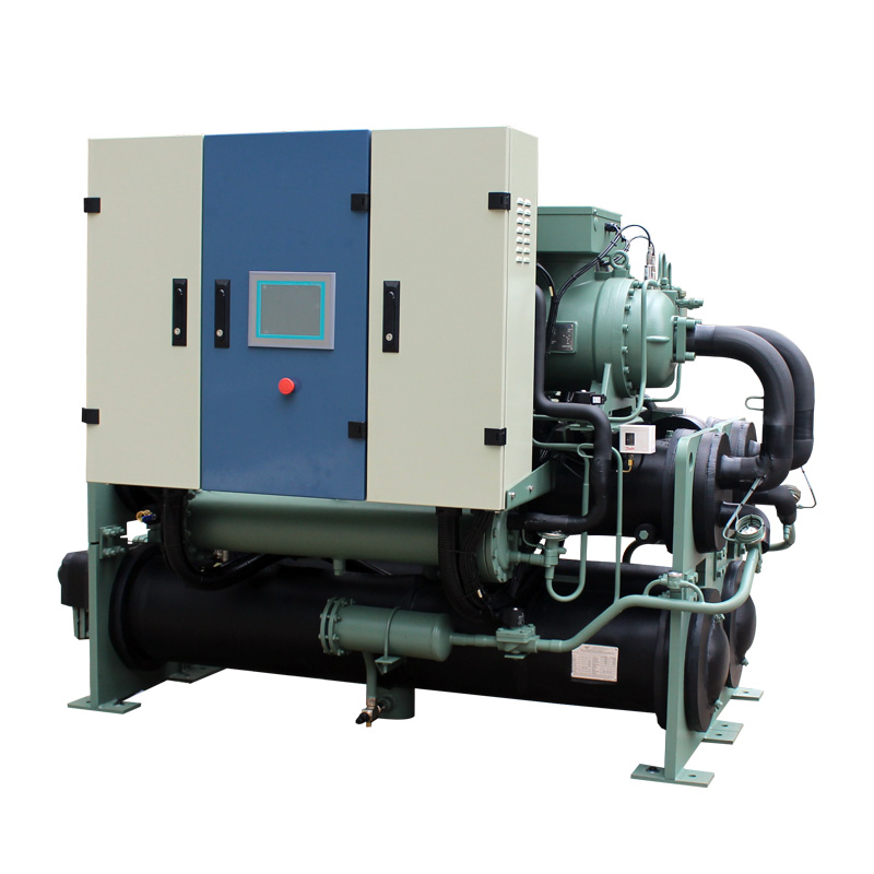 Screw water source heat pump unit