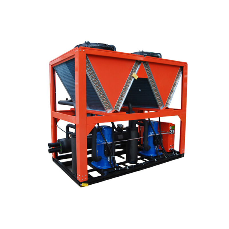 Scroll hot water unit