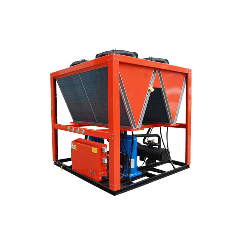 Scroll hot water unit