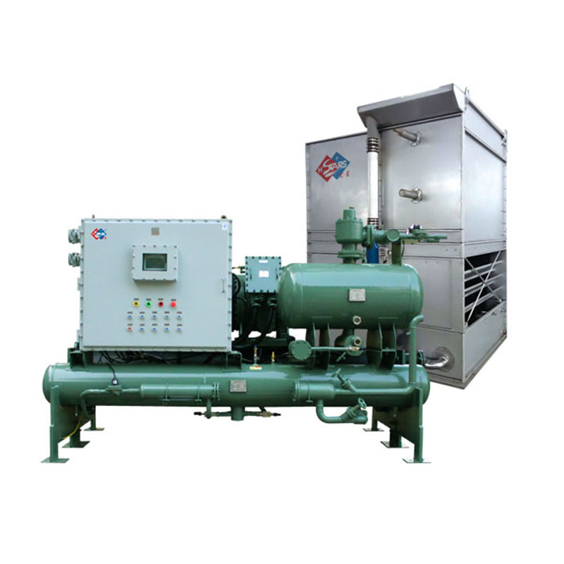Evaporative cooling refrigeration unit