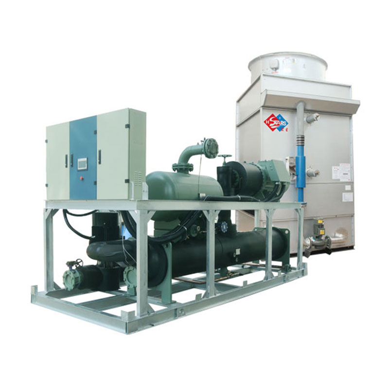 Evaporative cooling refrigeration unit