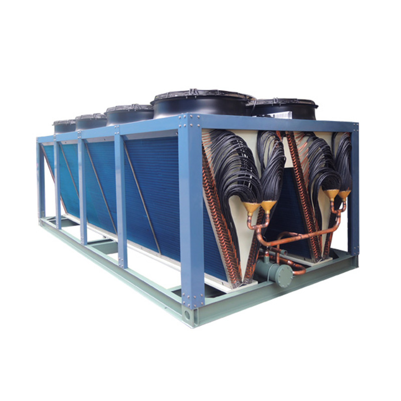 Finned condenser