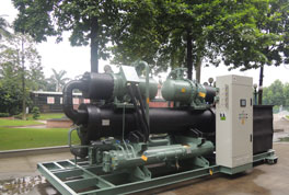 Remote control of industrial chillers to reduce labor and material costs